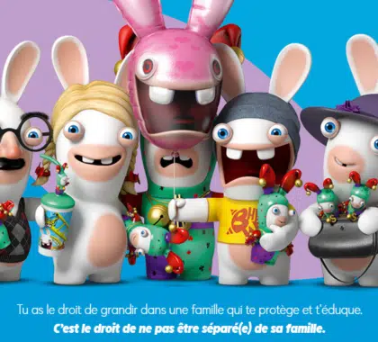 Les Lapins Crétins sont de retour sur MyUnicef !