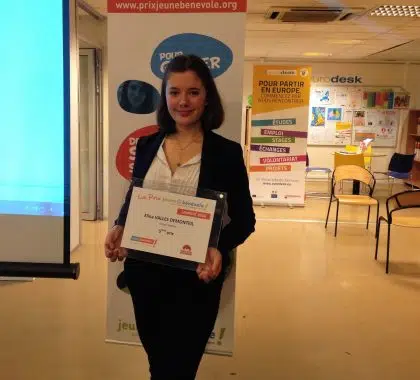 Témoignage d'Elina, 17 ans, lauréate du prix Jeune et Bénévole