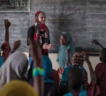 Portrait de Muzoon, jeune réfugiée syrienne ambassadrice de l'UNICEF