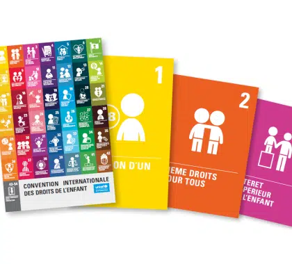 Le jeu de cartes de la Convention internationale des droits de l'enfant